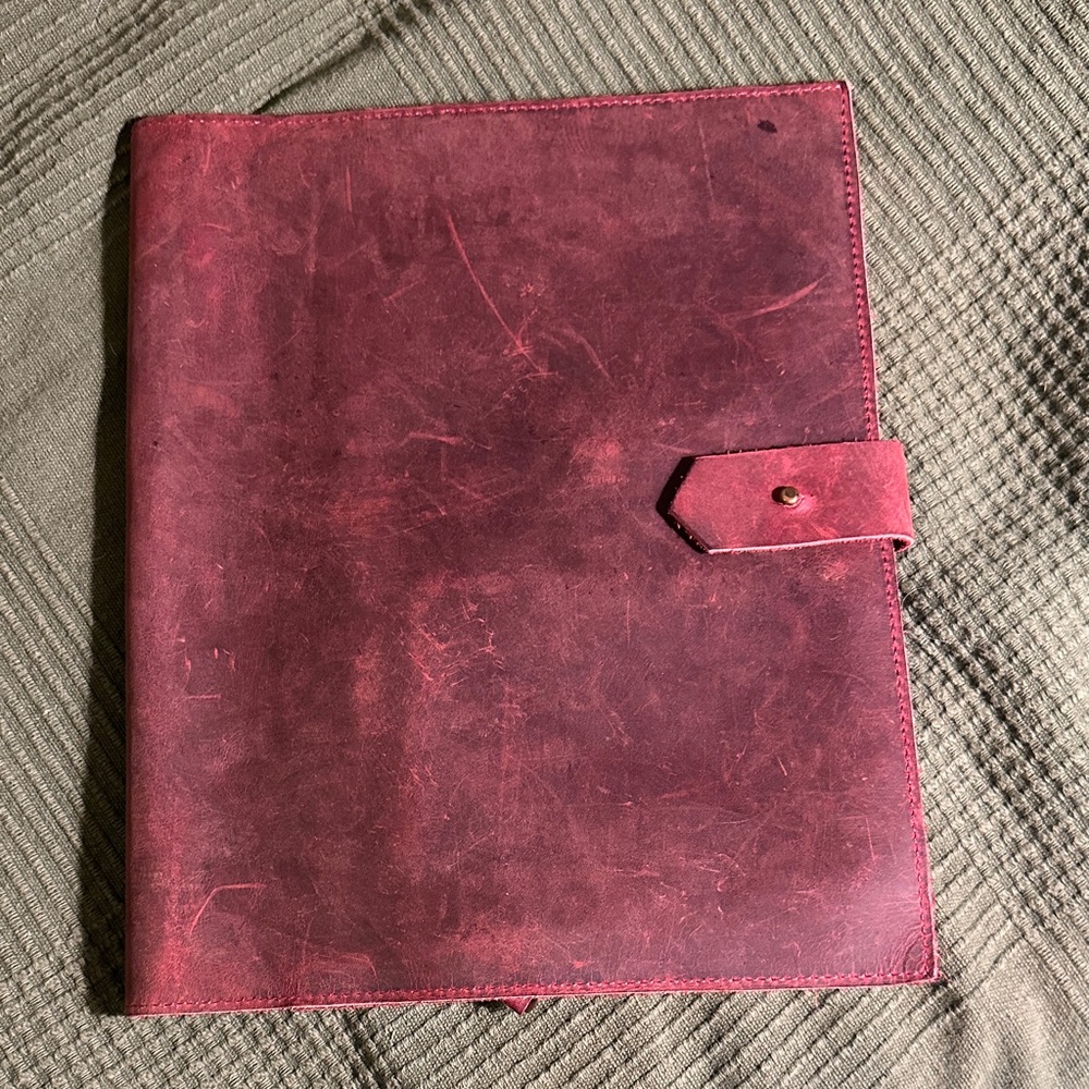 Elegant Burgundy Laptop Bag